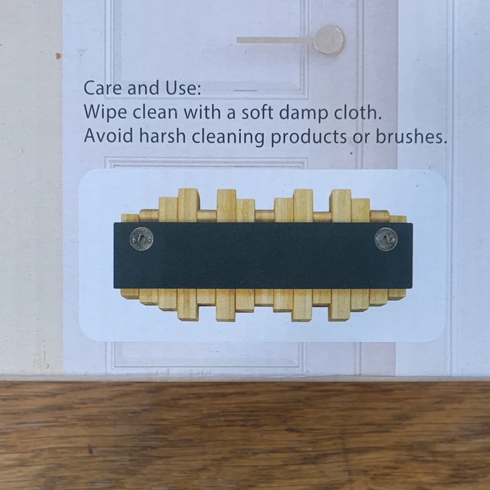 Kirkton House Bamboo Retractable Wall Hook - Natural